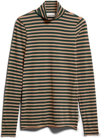 Armedangels Grazilianaa Stripes Longsleeve f&uuml;r Damen | braun
