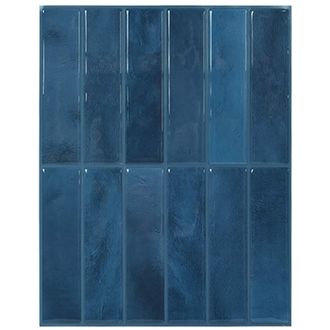 vidaXL Azulejo Rectangular 10 Pcs Azul 29 X 23 X 0,08 Cm Vidaxl