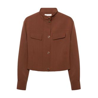 Aaiko Auray Jacket - Dames - Jassen - Bruin - Maat: XS Viscose