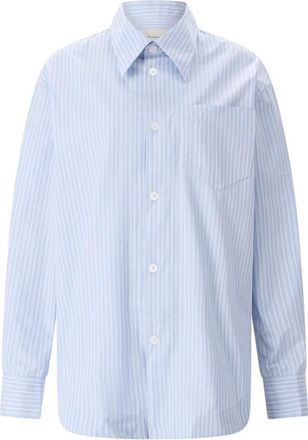 Ami Shirts - Dames - Overhemden - Blauw - XS - Katoen - Overhemden
