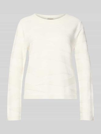 Tom Tailor Regular Fit Pullover aus reiner Baumwolle in Weiss, Gr&ouml;&szlig;e XXXL