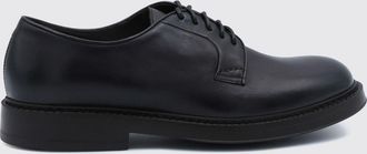 Doucal's Smooth Calfskin Leather Derby Shoes with a Round Toe