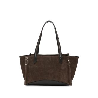 J.W.Anderson Contrast-stitch Suede Tote Bag