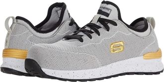 Skechers Womens Skechers Bulklin Balran 108033-GYBK Gray Comp Toe Work Shoes HAWK3227