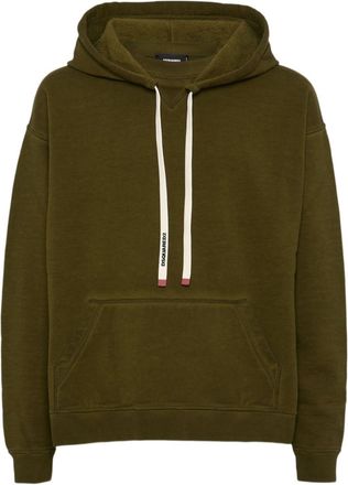 Dsquared2 Khaki Pull-Over Hoodie