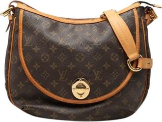 Louis Vuitton Pre-owned Tulum GM Schoudertas - Dames - Vintage Schoudertas - Bruin - ONE Size - Leer - Vintage
