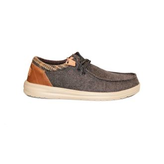 Hey Dude Laced Shoes, male, Brown, 7 UK, Wally Grip Wool