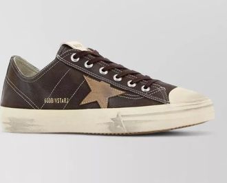 Golden Goose leather low-top sneakers
