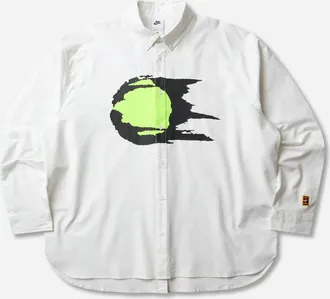 Nike Men s Club Rules Long-Sleeve Oxford Top Summit White