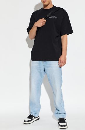 Amiri T-shirt With Back Print, Mens, Black