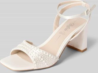 Buffalo Sandalette mit Perlen Modell ASHLEY PEARL in Offwhite, Gr&ouml;&szlig;e 36
