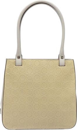 Ferragamo Gancini Shoulder Bag Leather Leather Shoulder Bag Bag (Pre-Owned)