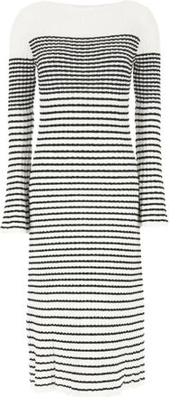 Proenza Schouler Midi-jurk - Dames - Kleedjes - Veelkleurig - M - Polyester - Kleedjes