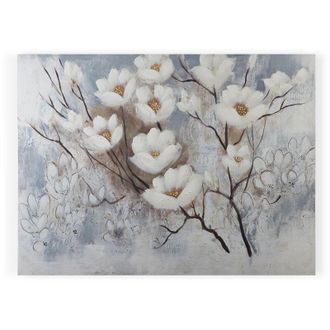 Bigbuy Quadro Fiori Tela (2,8 x 90 x 120 cm)
