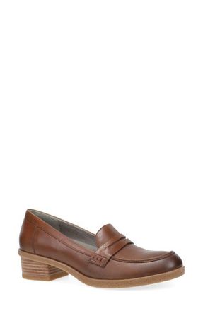 Dansko Danica Waterproof Penny Loafer Pump in Tan at Nordstrom, Size 10.5-11Us