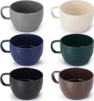 OEM Juego De 6 Tazas De Caf&eacute; De 350 Ml, De Pl&aacute;stico Ligero Y Resistente, Ideales Para El Hogar, Actividades Al Aire Libre, Picnics Y Acampadas