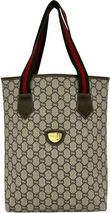 Gucci Pre-owned Gucci GG Supreme Plus Web Tote Ladies NRJ9I9DA23K2ZHFF