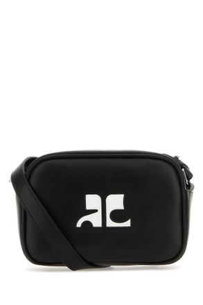 ショルダーバッグ・ポシェット Holy Day Shoulder Bag - Courreges - Leather - Black HOLY DAY LEATHER BAG - courrèges