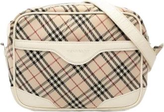 Burberry Pre-owned Cross Body Bags, female, Beige, Size: ONE SIZE Pre-owned Crossbody Bag