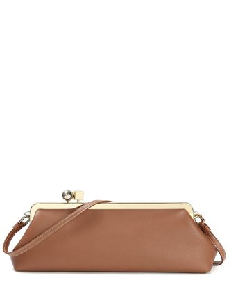 Tiffany & Fred Frame Leather Clutch
