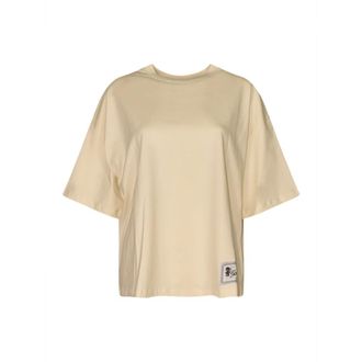 GCDS T-Shirts, female, Beige, Size: XS Gcds T-shirts and Polos
