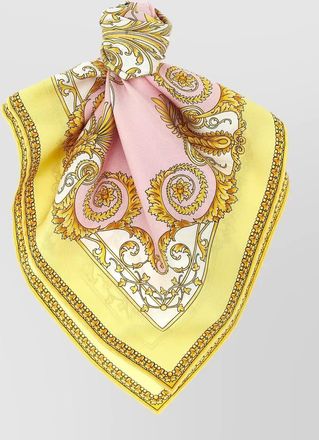 Versace silk barocco print square scarf
