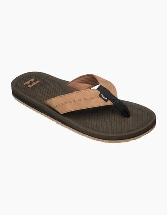 Billabong Mens Billabong Mens Offshore Impact Flip Flops - Brown - Size: 12