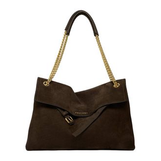 Orciani Venus Nabucco Midi - Dames - Schoudertassen - Bruin - ONE Size - Leer - Tassen