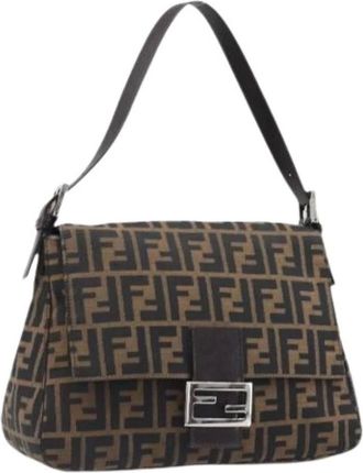 Fendi Pre-owned Borsa a Spalla Zucca Canvas Vintage - - Pre-owned - Donna - Marrone - ONE SIZE
