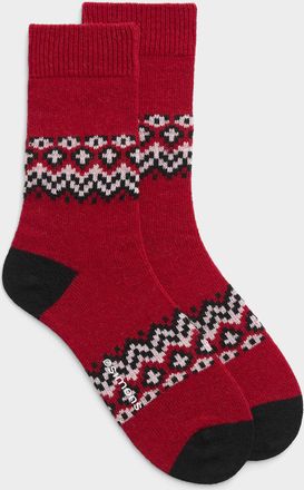 Le 31 Mens Fair Isle wool sock