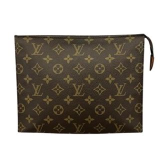 Louis Vuitton Pre-owned Clutches, male, Brown, Size: ONE SIZE Pre-owned Monogram Poche Toilette 26 Pouch
