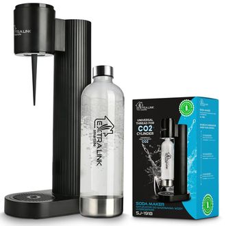 OEM Extralink M&aacute;quina Para Hacer Agua Con Gas Smart Life Con Botella 1l Pet, Tama&ntilde;o Compacto, Carbonataci&oacute;n De Ligera A Alta, Maquina Agua Con Gas, Pr&aacute;cti