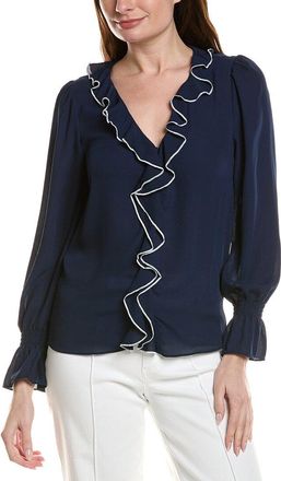 CeCe by Cynthia Steffe Cece Ruffle V-Neck Top