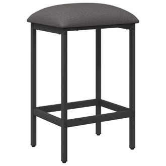 vidaXL Taburete De Bar Gris Claro 40 X 32 X 64 Cm Madera De Ingenier&iacute;a Vidaxl