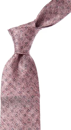 Reiss Mini Geo Diamond Print Silk Tie