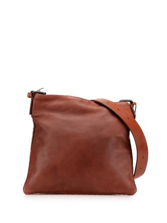 Bottega Veneta 2010 Intrecciato Trimmed Nappa crossbody bag - women - Nappa Leather/Leather - One Size - Brown