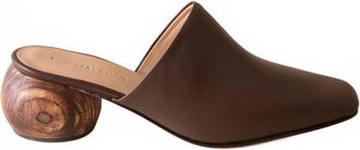 Huma Blanco Womens Mina Heels In Chocolate Brown Suede