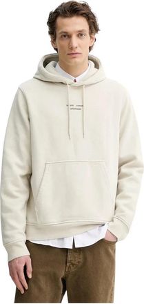 Sams&oslash;e & Sams&oslash;e Samarcus Hoodie - Heren - Hoodies - Beige - S - Katoen - Hoodies & sweatvesten