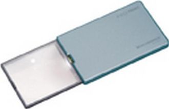 Eschenbach Porzellan Group Lupa De Bolsillo Luminosa Easy Pocky, Aumento : 4 Vez, Dimensiones 86 X 54 X 6 Mm