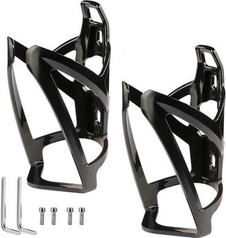 No Brand Portabotellas Ligero - Soporte Para Bebidas Para Bicicleta - Portabotellas Para Mtb - Portabotellas Para Bicicleta De Carretera - Juego De 2 Piezas - 