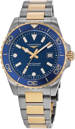 Longines HydroConquest Quartz Blue Dial Two-Tone Stainless Steel Mens Watch L3.769.3.96.7