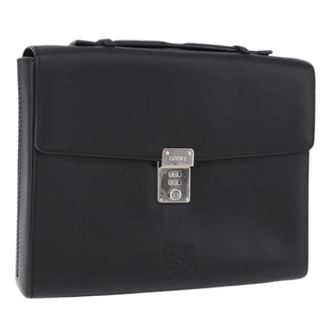 Loewe Pre-owned Hand Bag - Dames - Vintage Handtas - Zwart - ONE Size - Leer - Vintage