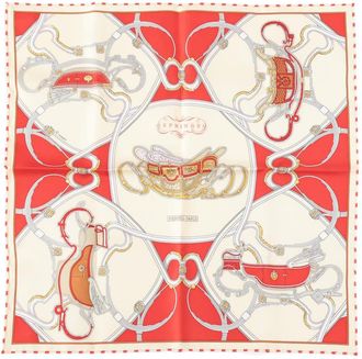 Herm&egrave;s Pre-owned Hermes Spring Remix Silk Scarf 45 Ladies S0MAZ8PI12ABU2RC