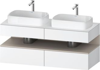 Duravit Qatego Consola Mueble Bajo Lavabo, 2 Extensiones, 2 - Duravit