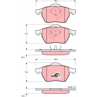 OEM Pastillas De Freno Delanteras Gdb1275 Trw