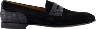 Dolce & Gabbana Zwarte Plaque Loafer voor Heren - Heren - Loafers - Zwart - 40 EU - Schoenen