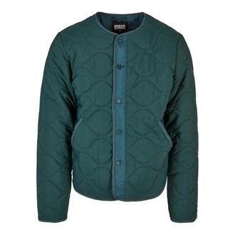 Urban Classics Heren gevoerde jas (Fles groen)