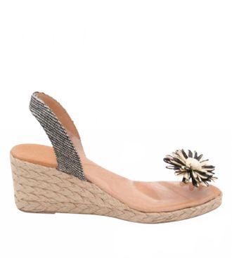 Andr&eacute; Assous Womens Aspen Wedge Heel In Natural Black