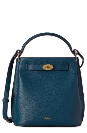 Mulberry Islington Leather Bucket Bag in Out Of The Blue at Nordstrom