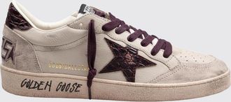 Golden Goose Sneakers Ball Star in pelle di vitello con effetto usurato